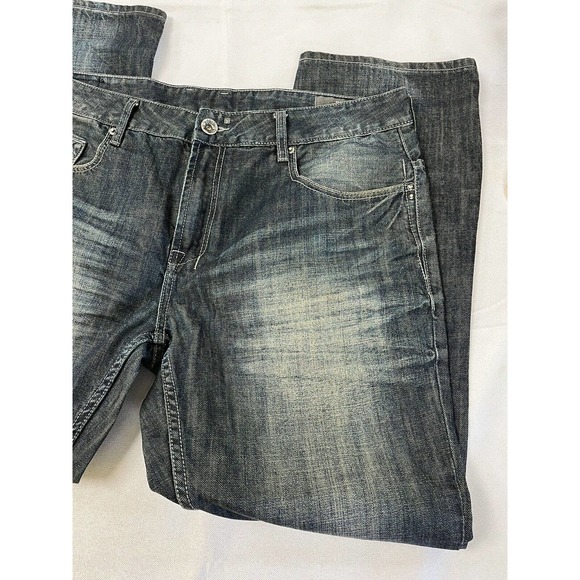 Buffalo Jeans Mens 36x30 Six Basic Slim Straight Denim 100% Cotton - Picture 4 of 11